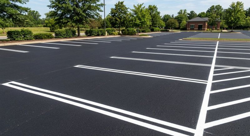 Asphalt Painting in Hilton Head Island, SC