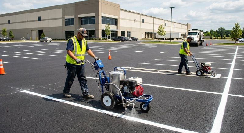 Asphalt Painting in Temecula, CA