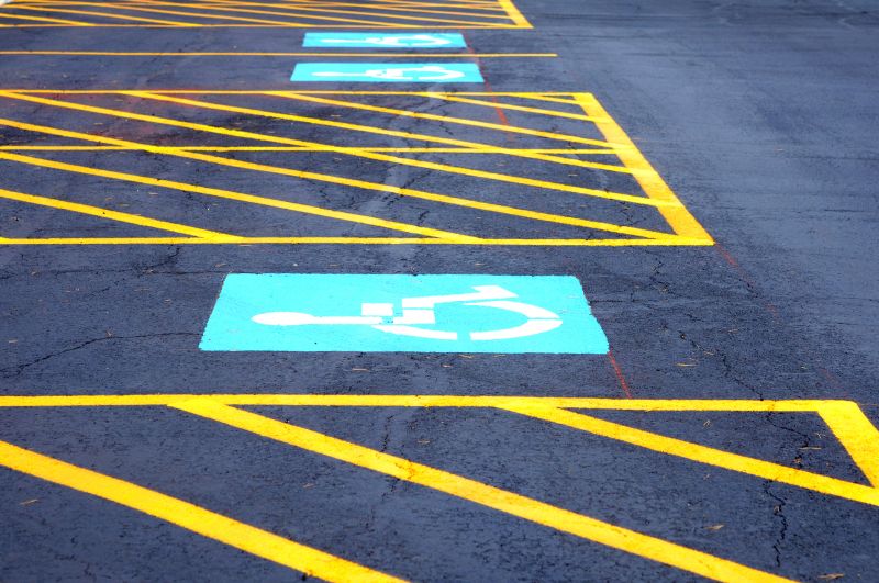 Disability Parking Marking in Orange County, CA