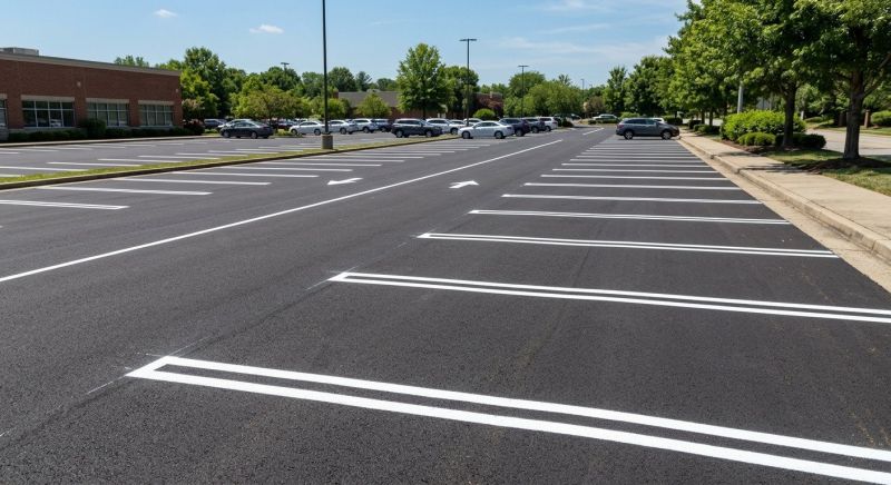 Parking Area Striping in Houston, TX