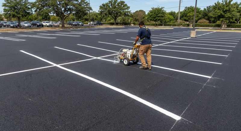 Parking Area Striping in Temecula, CA