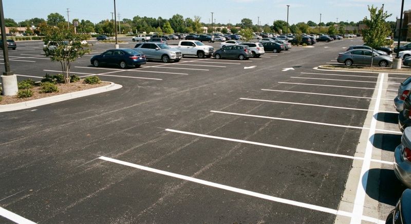 Parking Garage Striping in Savannah, GA