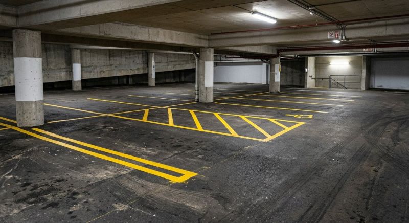 Parking Line Painting in Houston, TX