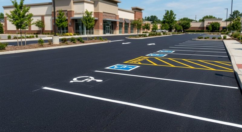 Asphalt Marking in Gwinnett County, GA
