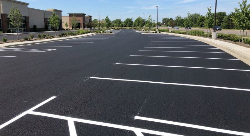 Parking Area Striping in Savannah, GA